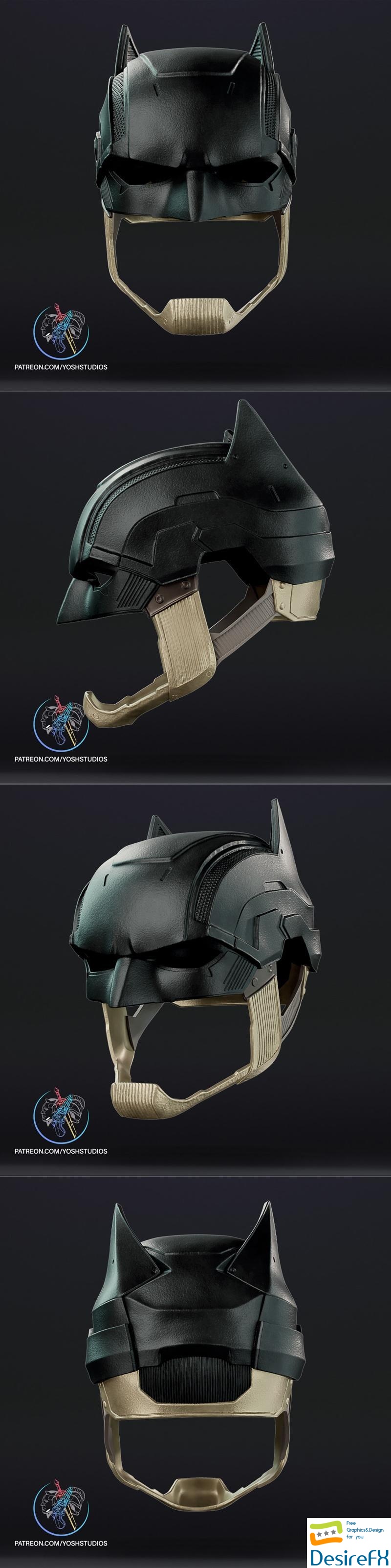 Batman Dark Detective Helmet 3D Print