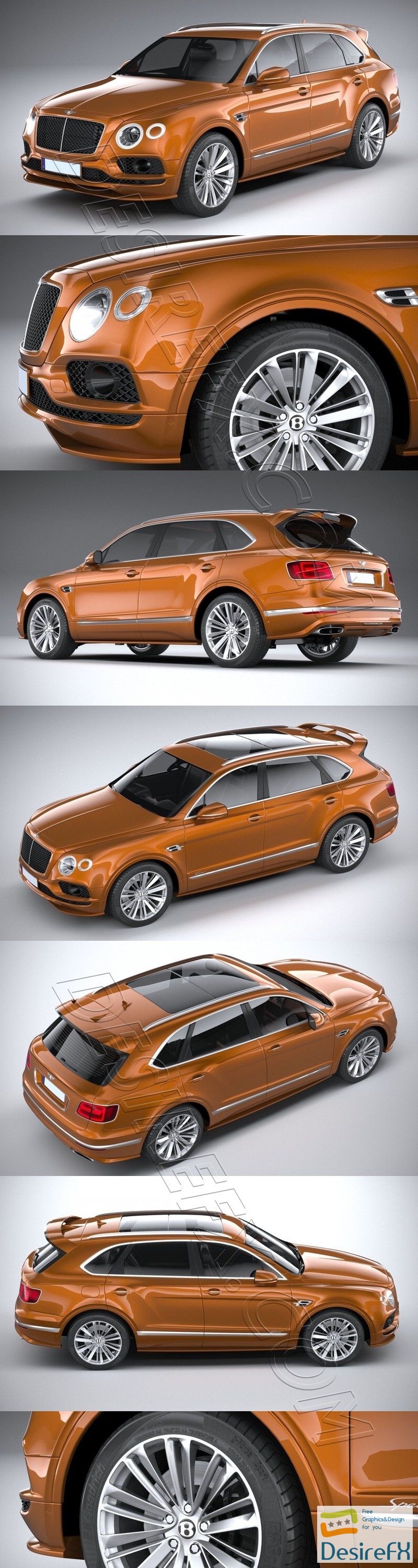 Bentley Bentayga Speed 2020 3D Model