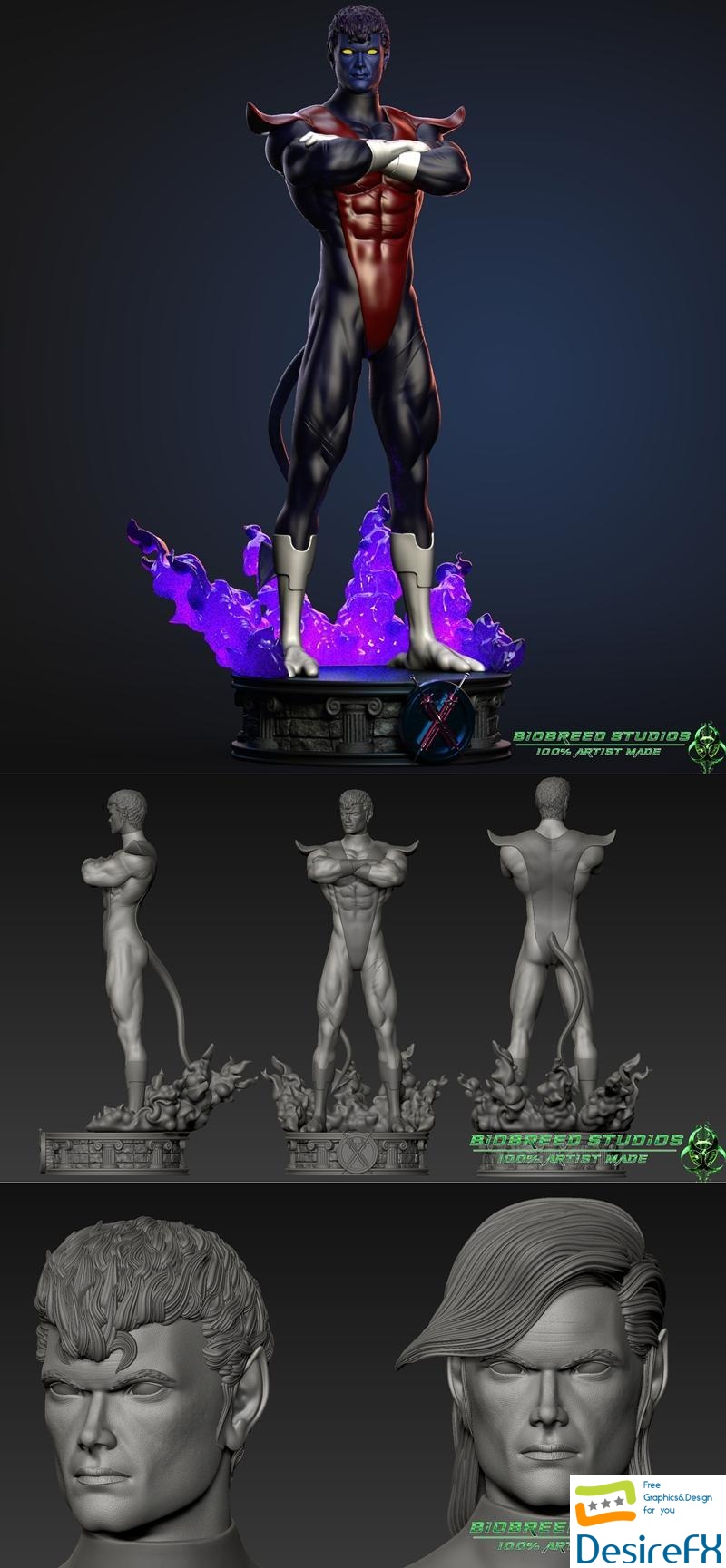 Biobreed Studios - Nightcrawler 3D Print