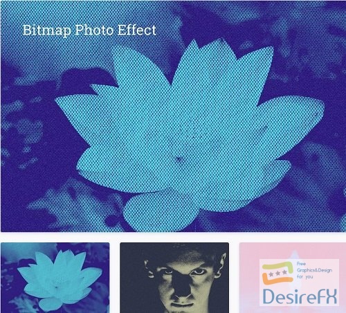 Bitmap Photo Effect - T8WEJZL