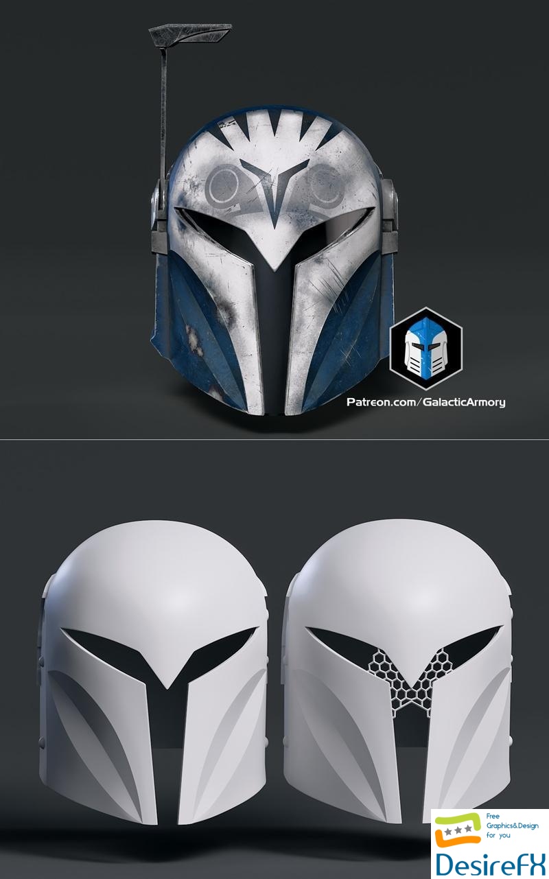Bo Katan Helmet V3 - Galactic Armory 3D Print