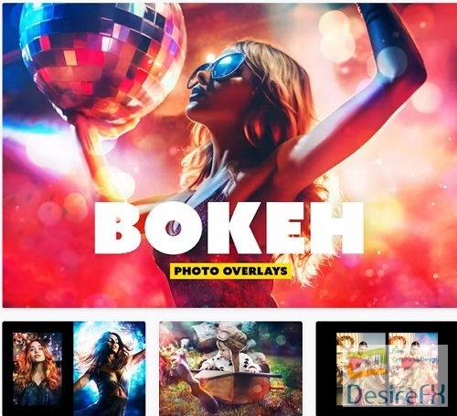 Bokeh Photo Overlays Effect - 91624007