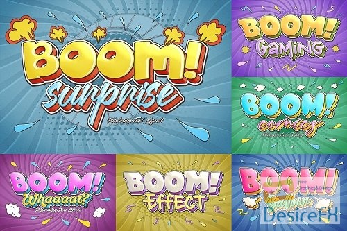 Boom Text Effects - 91611776