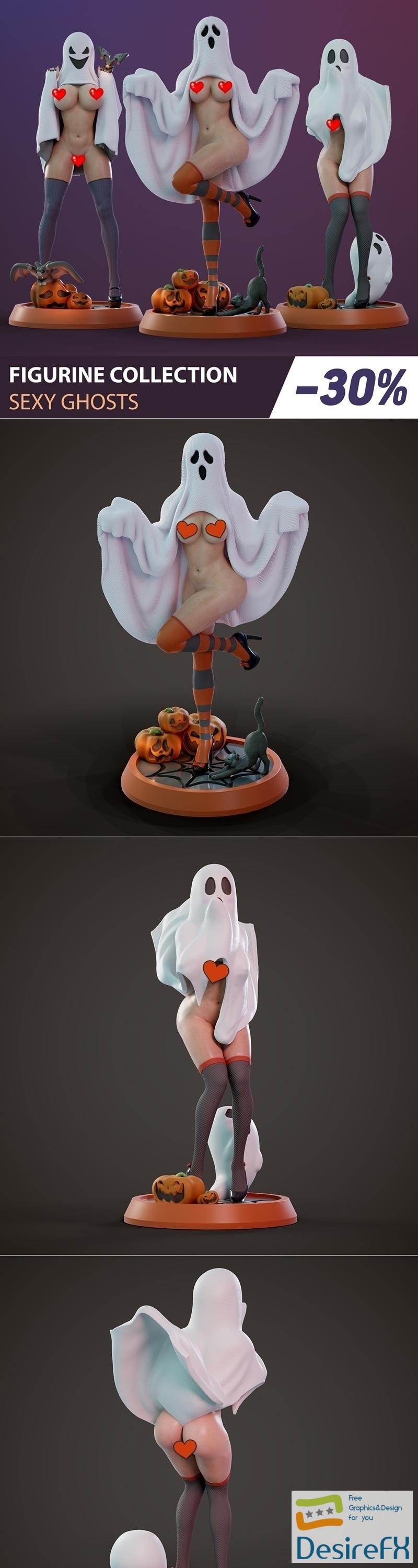 Chagarin - Sexy Ghost 3D Print