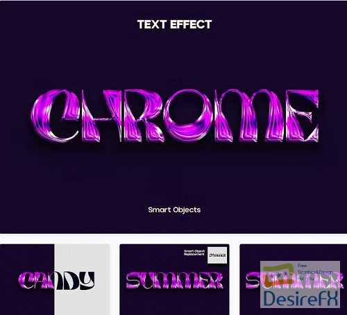 Chrome Text Effect - ZGNSGBW