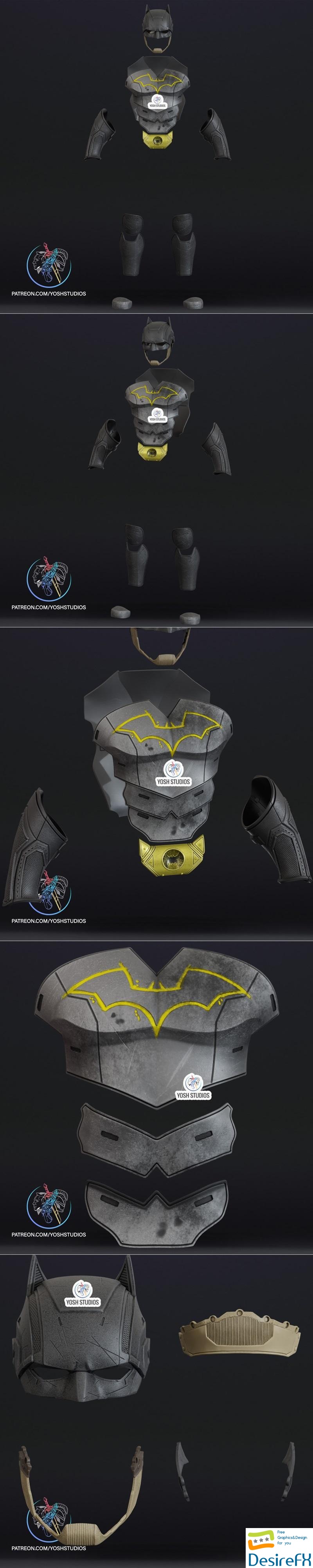 Detective Batman Costume 3D Print
