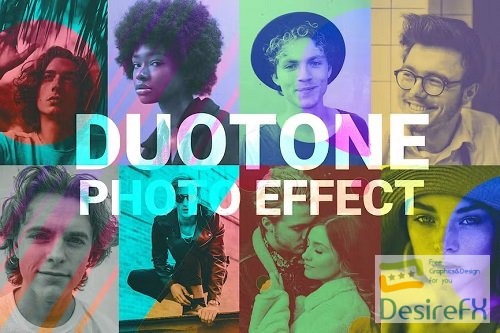 Duotone Photo Effect PSD Template - NCADGTL