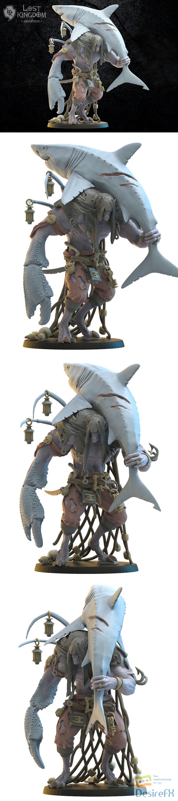 Eldritch The Claw Vycanthrope Hero – 3D Print