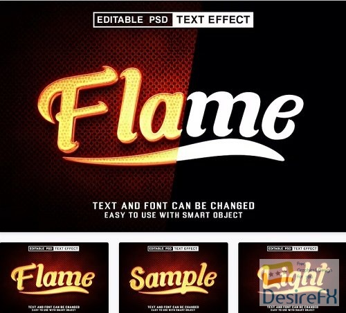 Flame Editable Text Effect - Q9LU772
