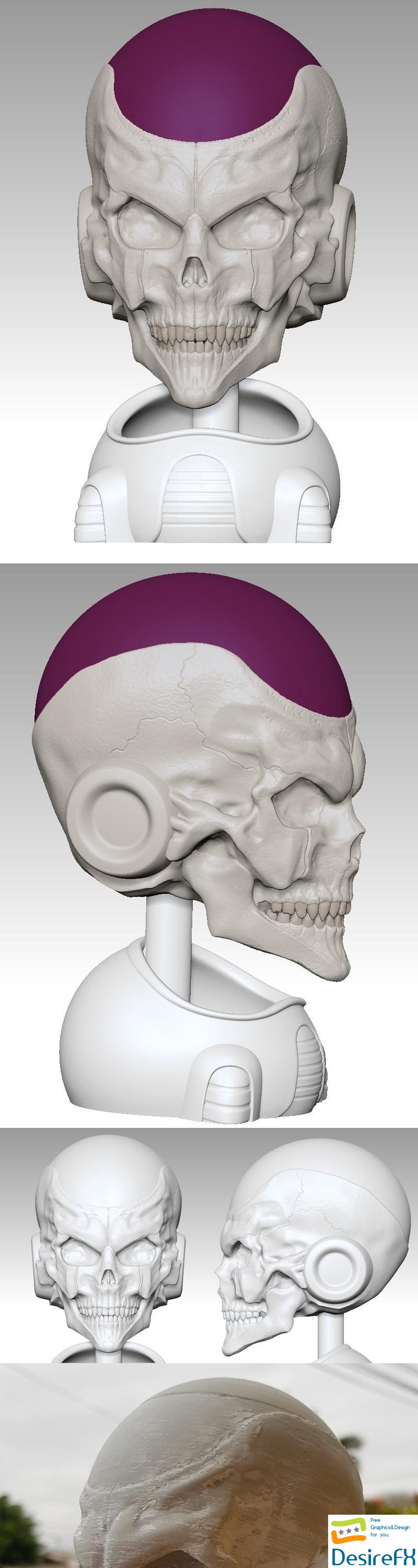 Frieza Skull - 3D Print