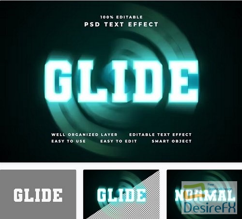 Glide Text Effect - 4BRXGR3