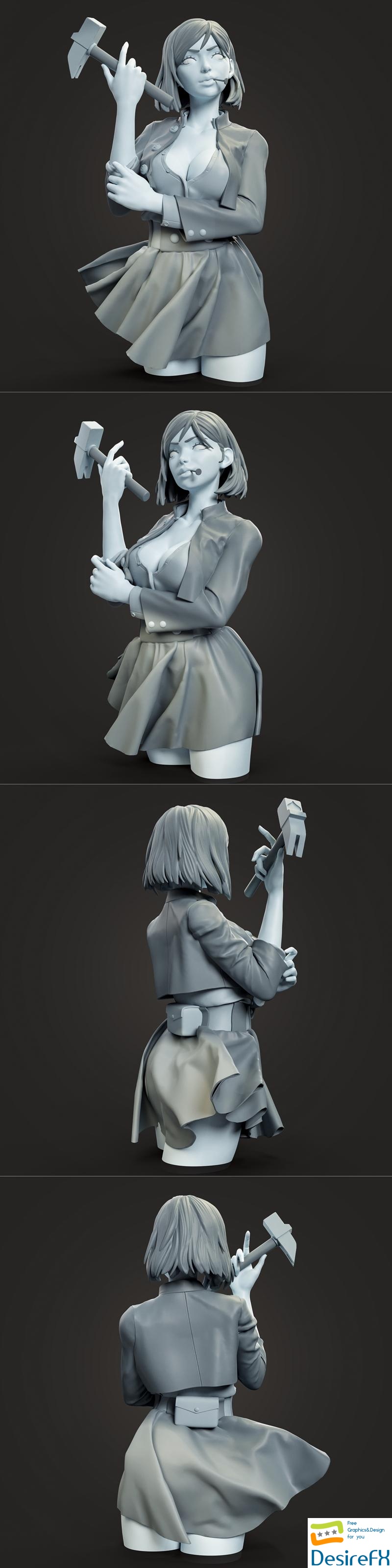 Goyd Figures - Nobara Kugisaki Bust 3D Print