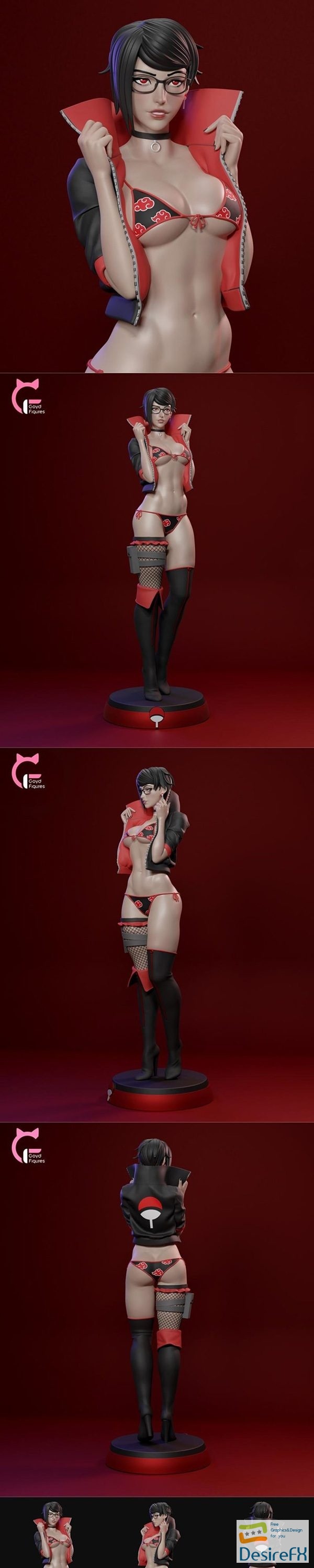 Goyd Figures – Sarada Uchiha (Extra version) – 3D Print