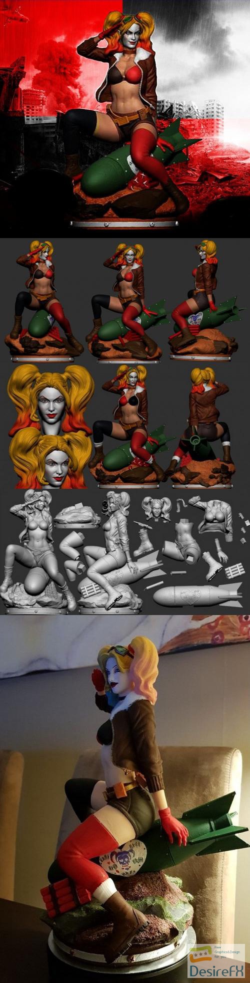 Harley Quinn Bombshell – 3D Print