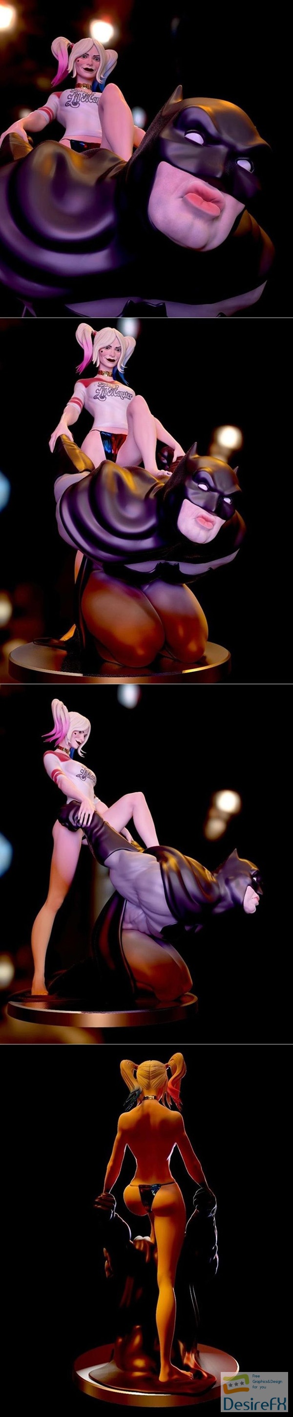 Harley Quinn on Lipman – 3D Print