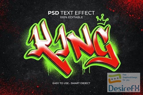 King Bomber Graffiti Text Effect - GRFRVNH