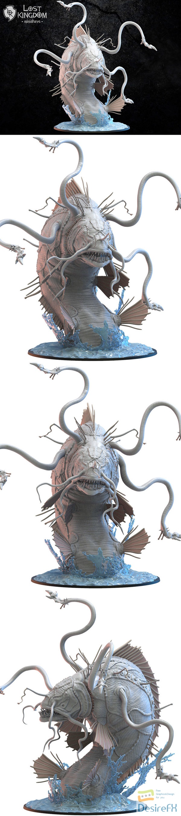 Koi the Mystic Leviathan – 3D Print