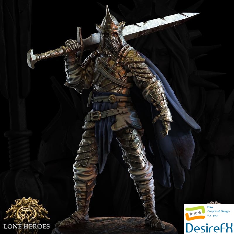 Lone Hero - The Knight 3D Print