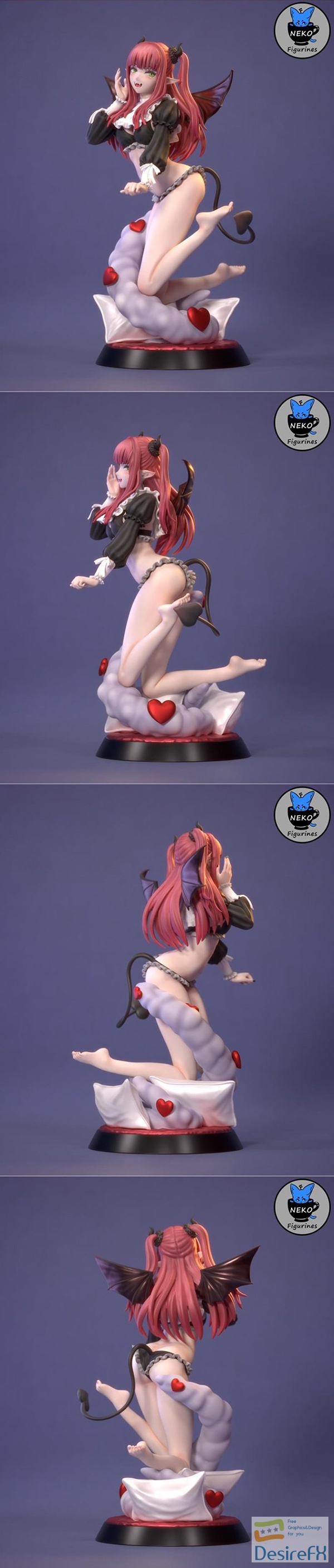 Neko Figurines – Marin Kitagawa Succubus – 3D Print