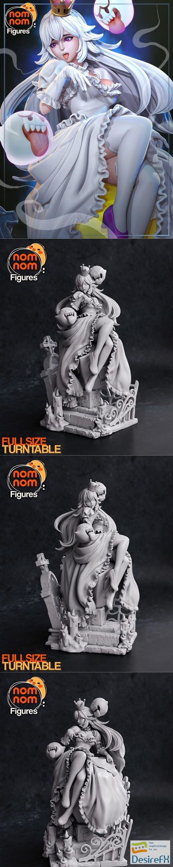 Nomnom Figures – Bowsette – 3D Print