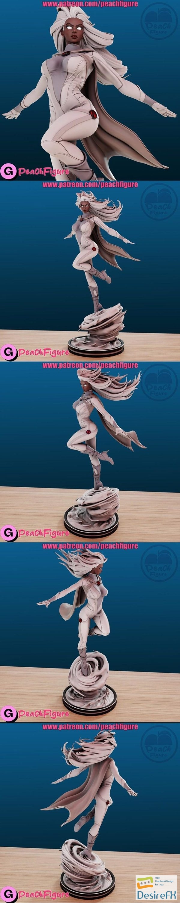 Peach Figure – Storm X-men – 3D Print