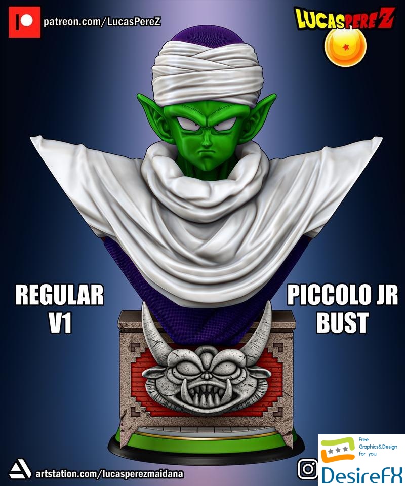 Piccolo Busto by Lucas Perez 3D Print