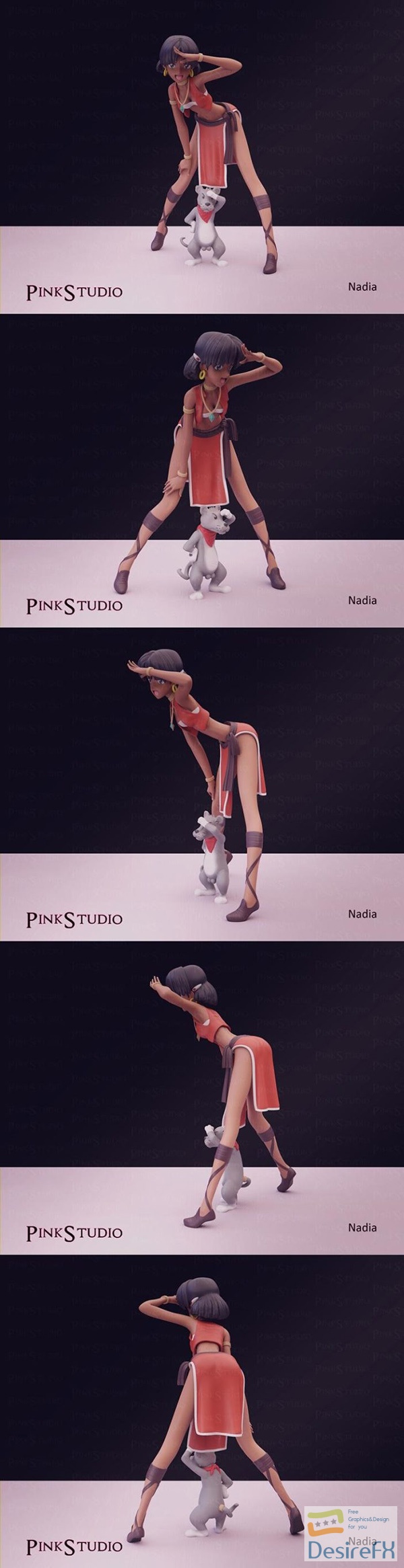 Pink Studio – Nadia – 3D Print