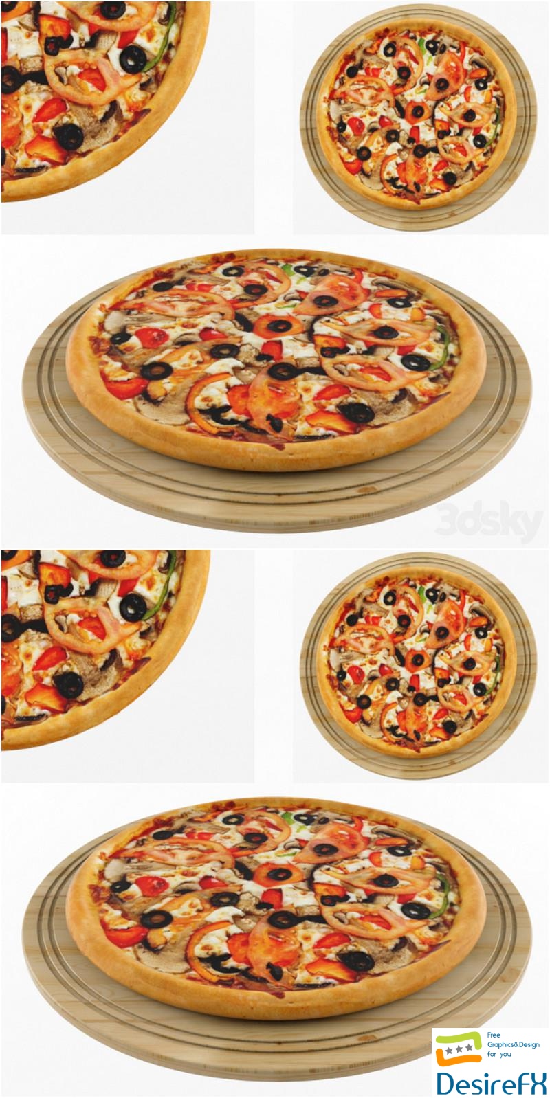 Pizza 3D Model