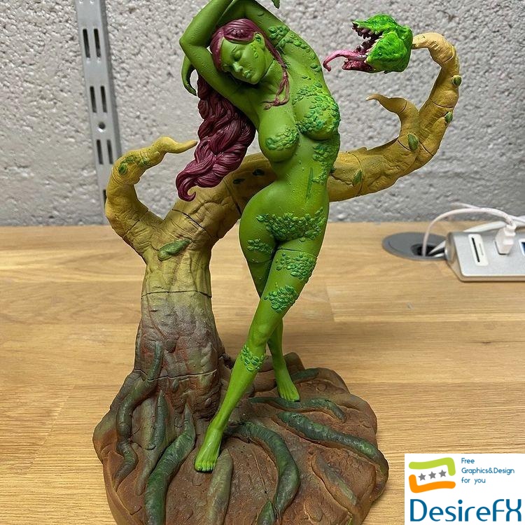 Poison Ivy by Ravi Sampath 3D Print