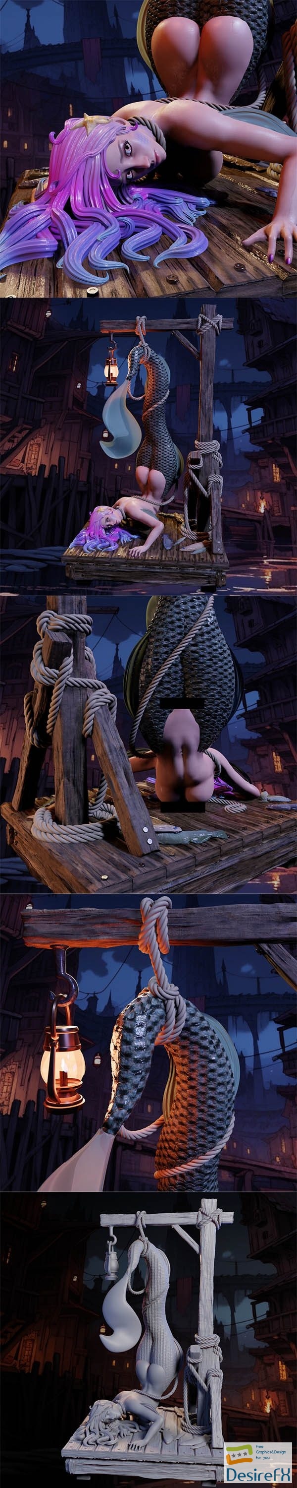 QB Works – Mermaids Rest – 3D Print