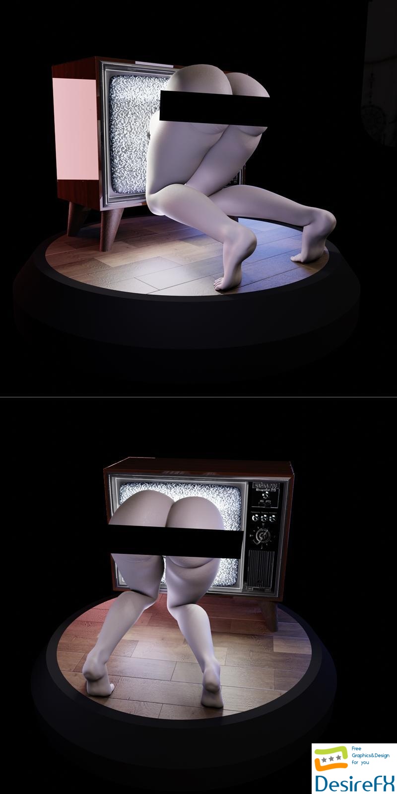 Sadako Rear 3D Print