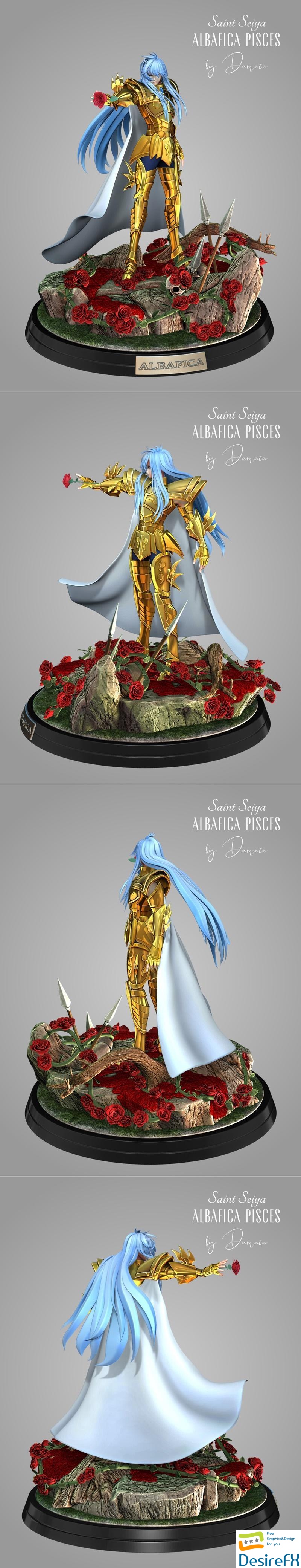 Saint Seiya - Albafica - Pisces 3D Print