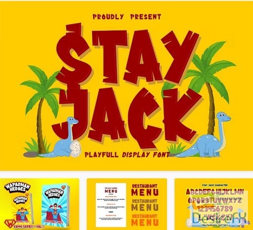 Stay Jack - Playful Display Font - VJQKC9S