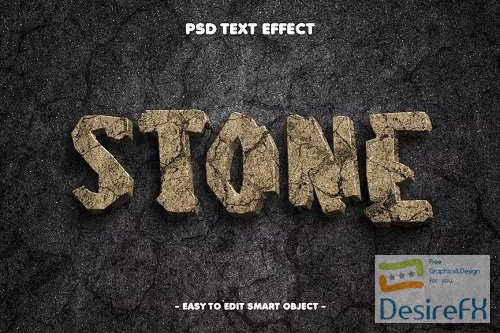 Stone Editable Text Effect - MPX57AC
