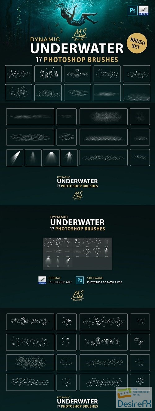 Underwater Photoshop Brushes - 7284936