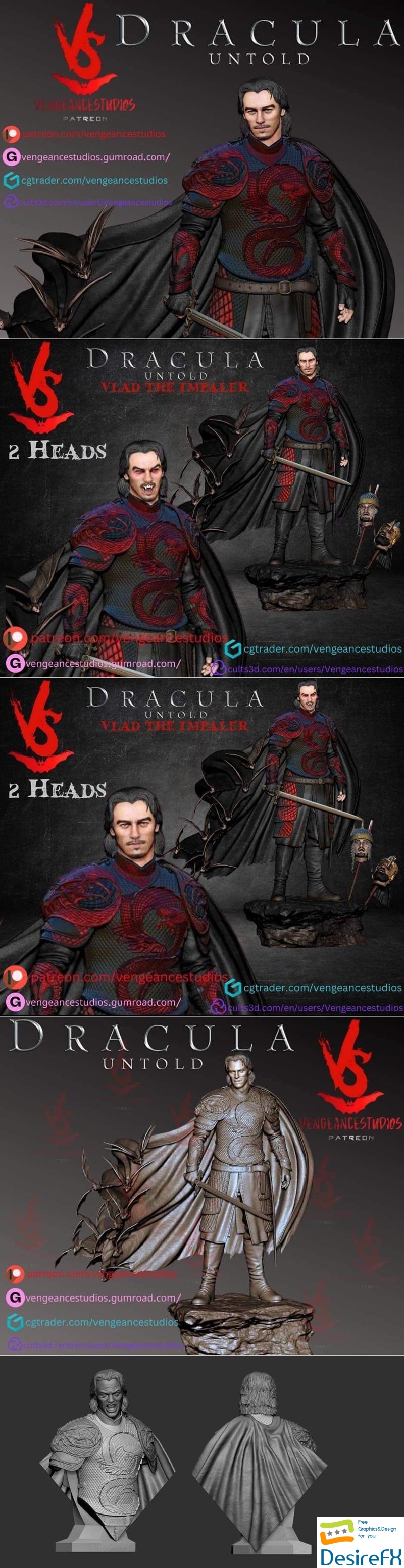 Vengeancestudios - Dracula Untold 3D Print