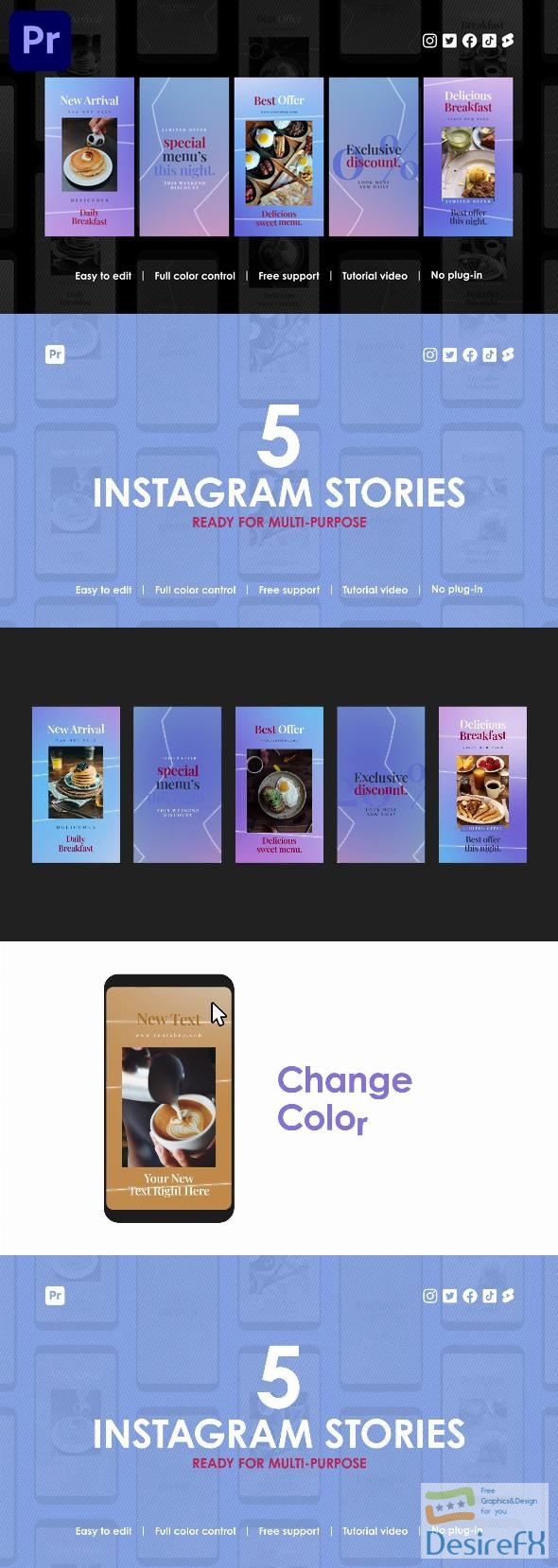 VideoHive Cafe Instagram Stories 48775289