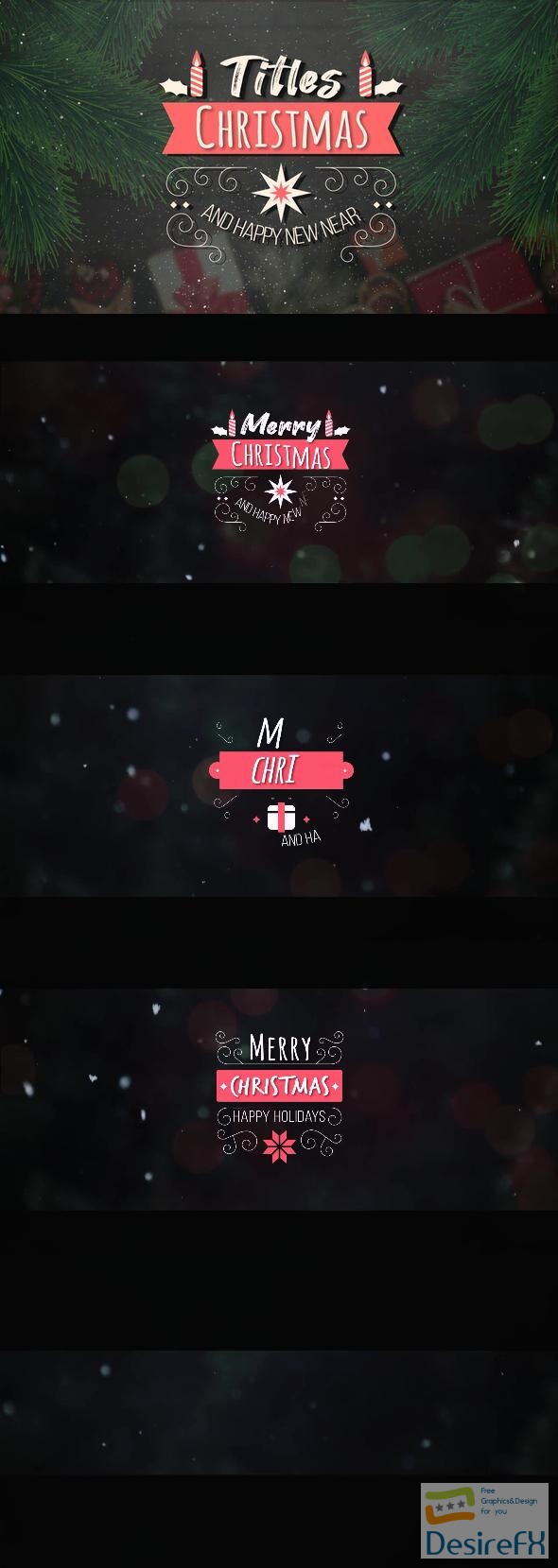 VideoHive Christmas Titles 48666277