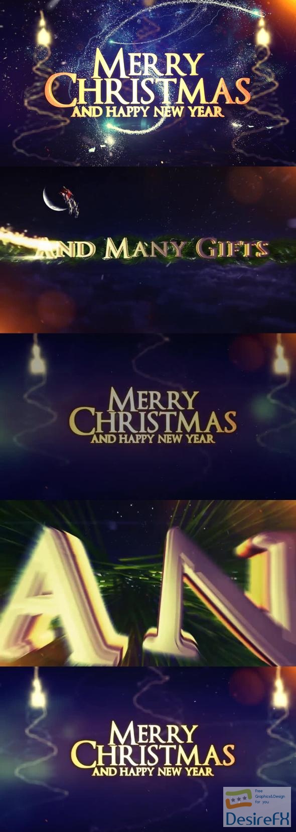 VideoHive Christmas Titles Opener 41822131