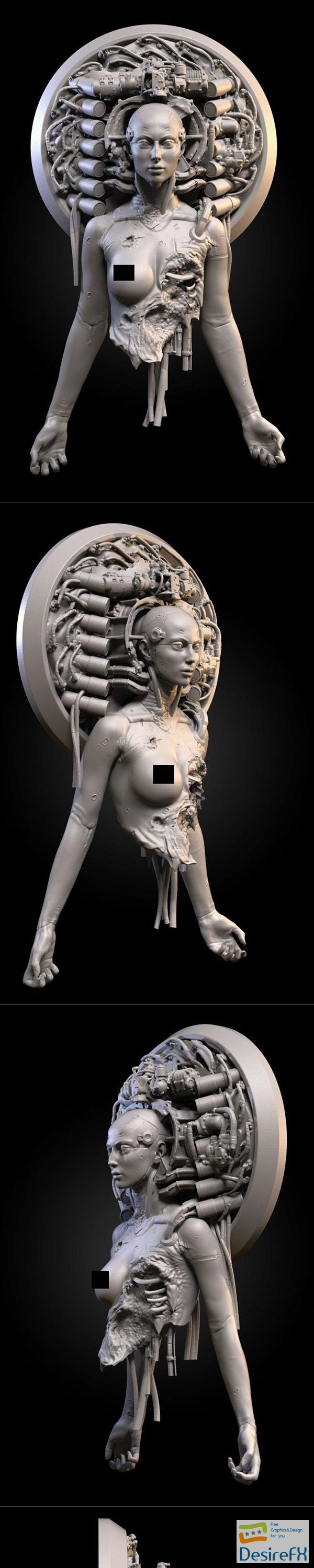 Wall Cyborg – 3D Print