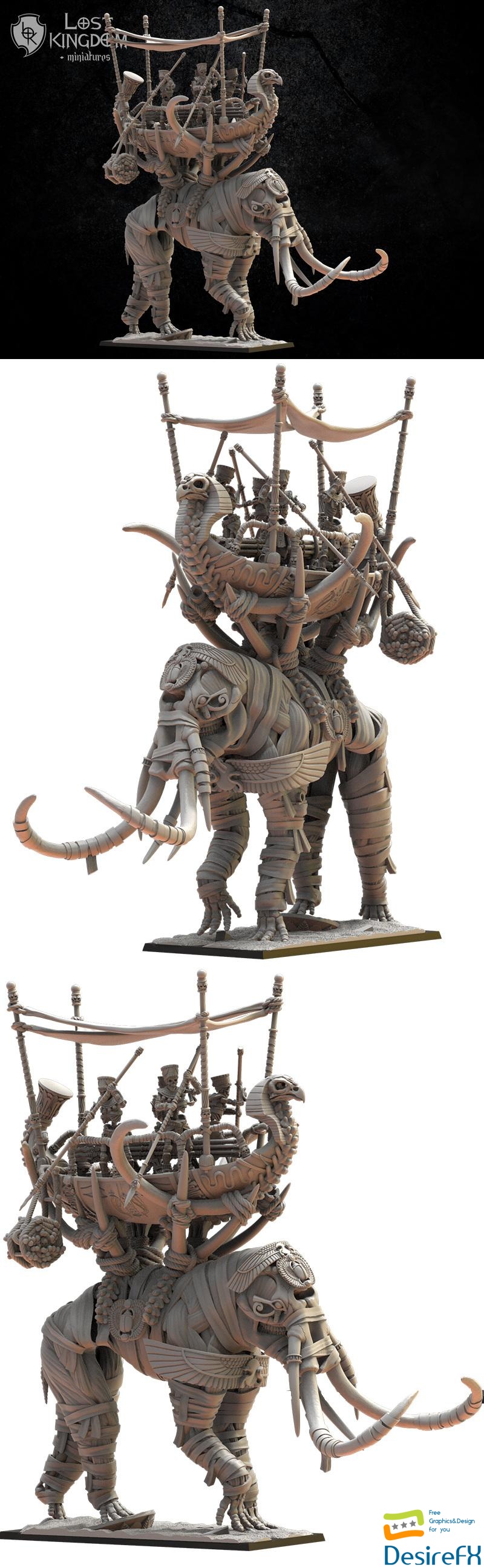 War Elephant - 3D Print