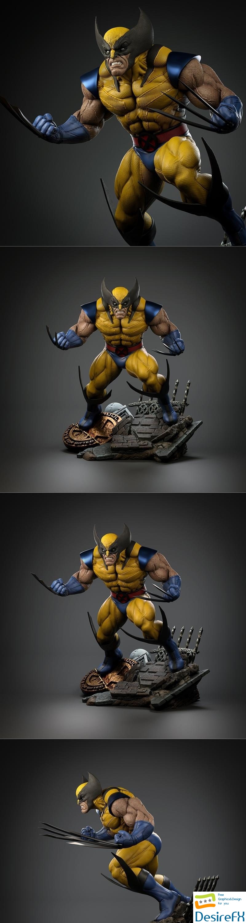 Wolverine 3D Print