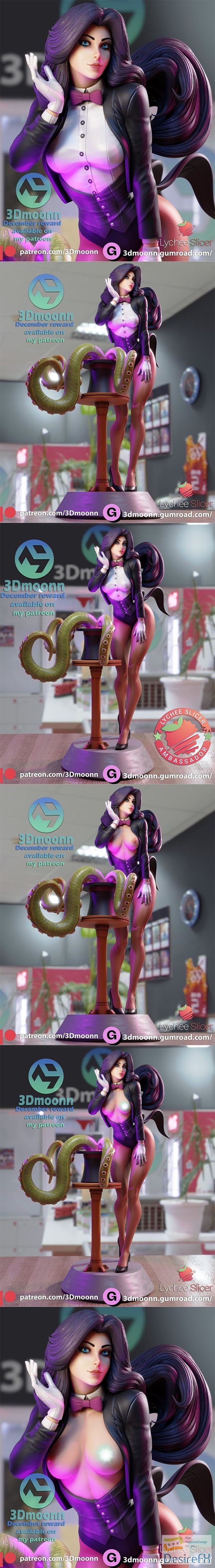 3Dmoonn – Zatanna – 3D Print