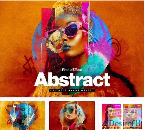 Abstract Photo Effect Template - H345JG2