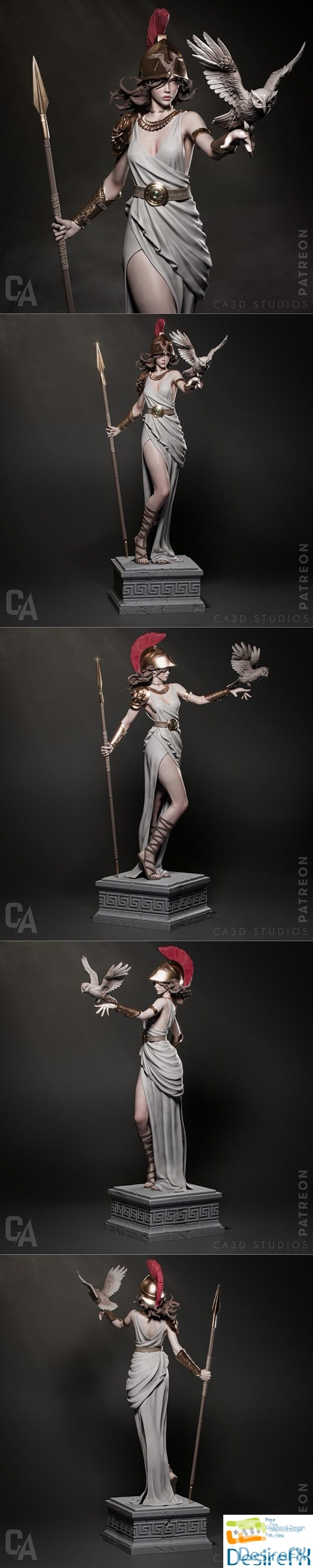 Ca 3d Studios – Athena – 3D Print