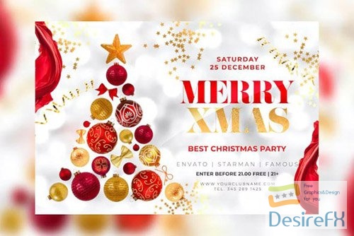 GraphicRiver - Merry Christmas Flyer - 41817399