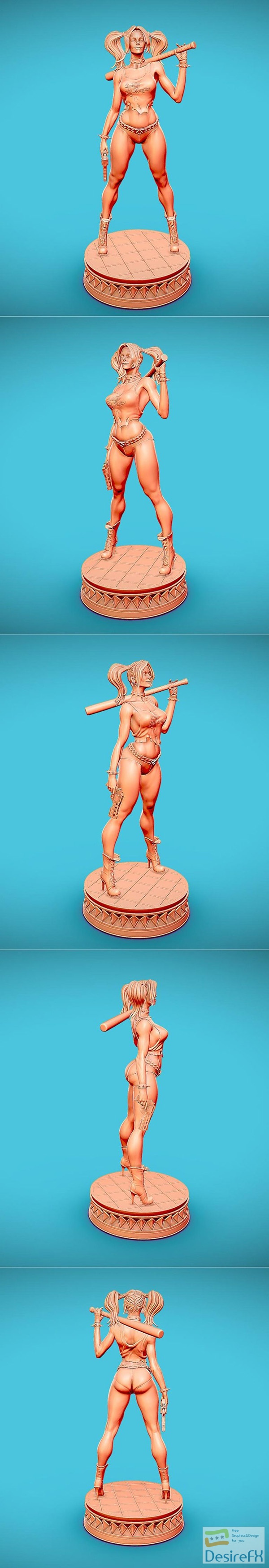 Harley Quinn Model – 3D Print