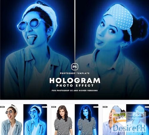 Hologram Photo Effect - 44HL6B5