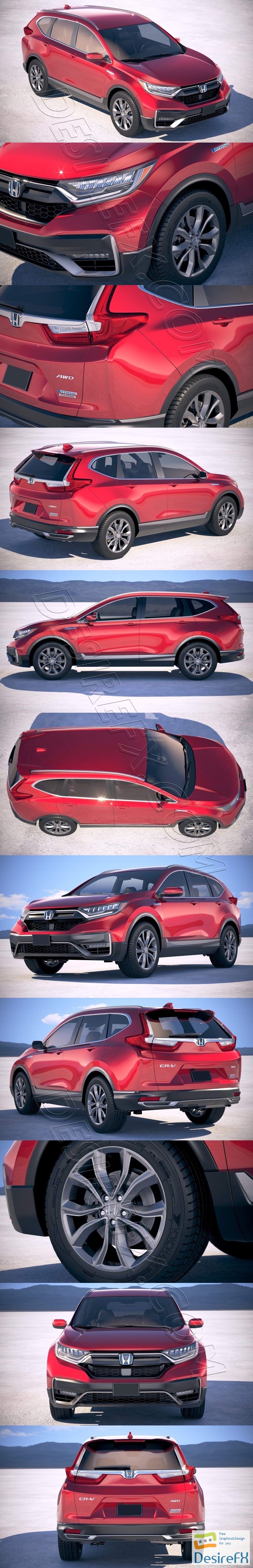 Honda CR-V 2020 3D Model