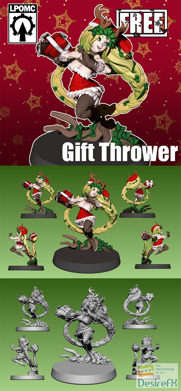 LPOMC – Christmas Gift Thrower – 3D Print